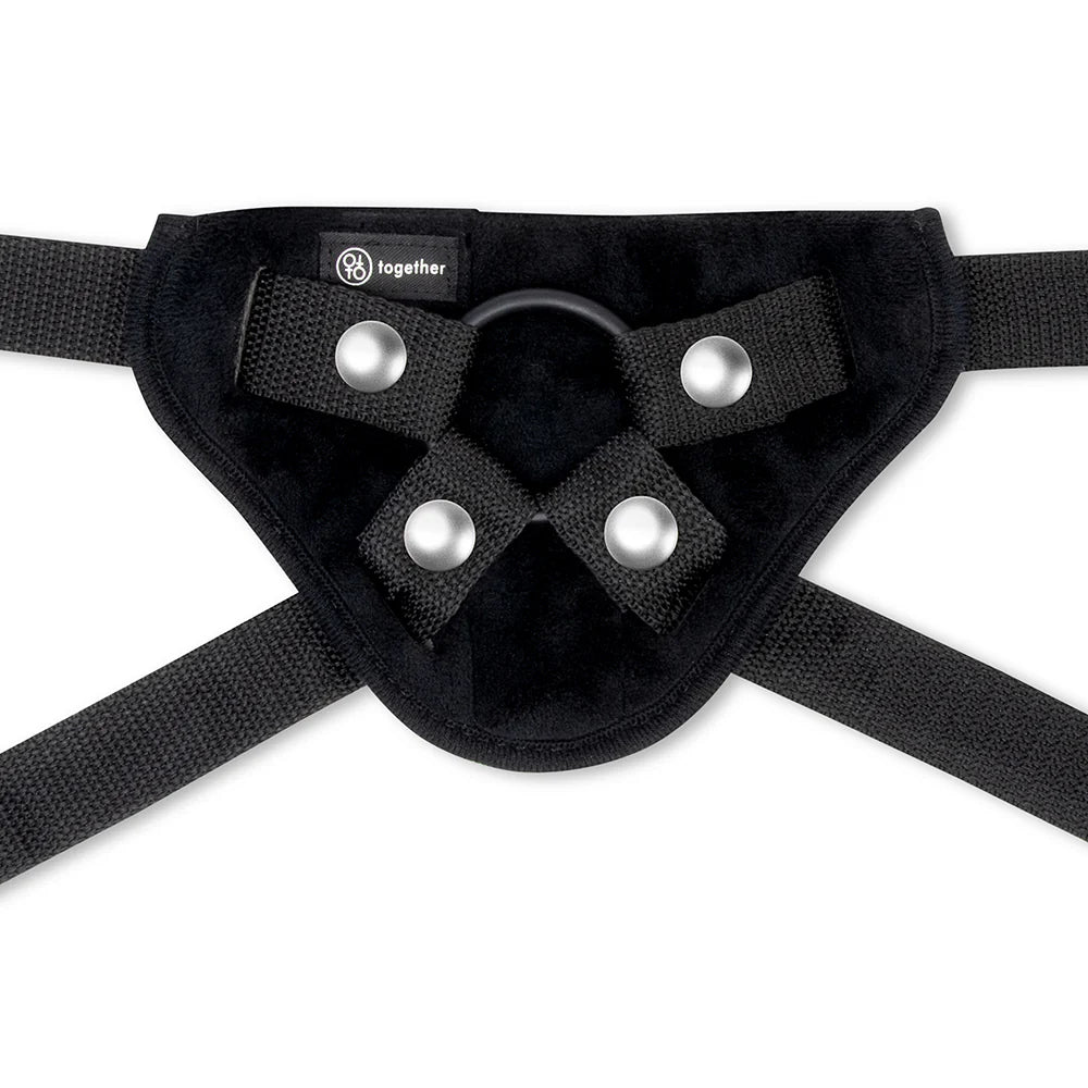 Pop 5" Silicone Dildo and Harness Set