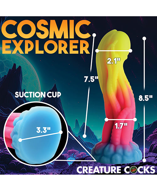 7.5" Tenta Glow-in-the-Dark Silicone Dildo