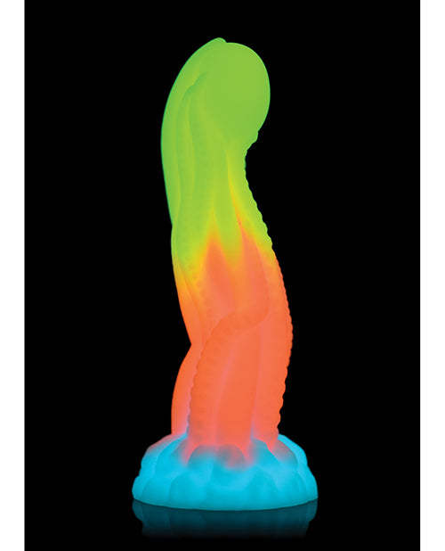 7.5" Tenta Glow-in-the-Dark Silicone Dildo