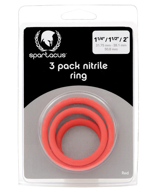 Spartacus Elastomer Cock Ring - Black Double-Wide Design 1.5 Inch Diameter