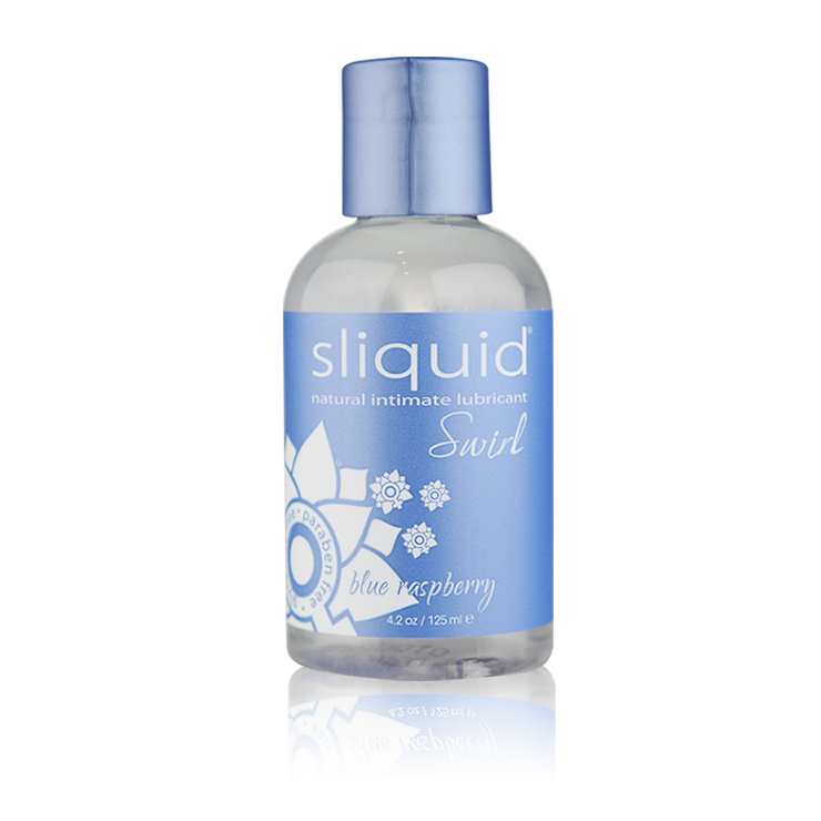 Sliquid Swirl Blue Rasberry Lube 4.2oz
