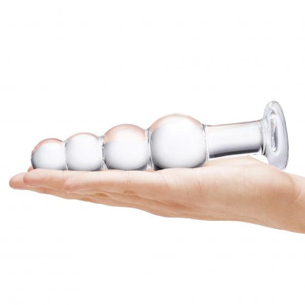 mann mit dildo Glass Anal Plug Clear Butt Plug Ass Sex Toy Anesidora