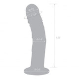 Realistic Curved Glass 7" Dildo