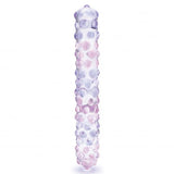 Purple Rose Nubby Glass Dildo 9