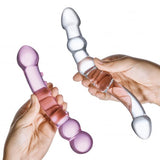 Double Pleasure Glass Dildo Set