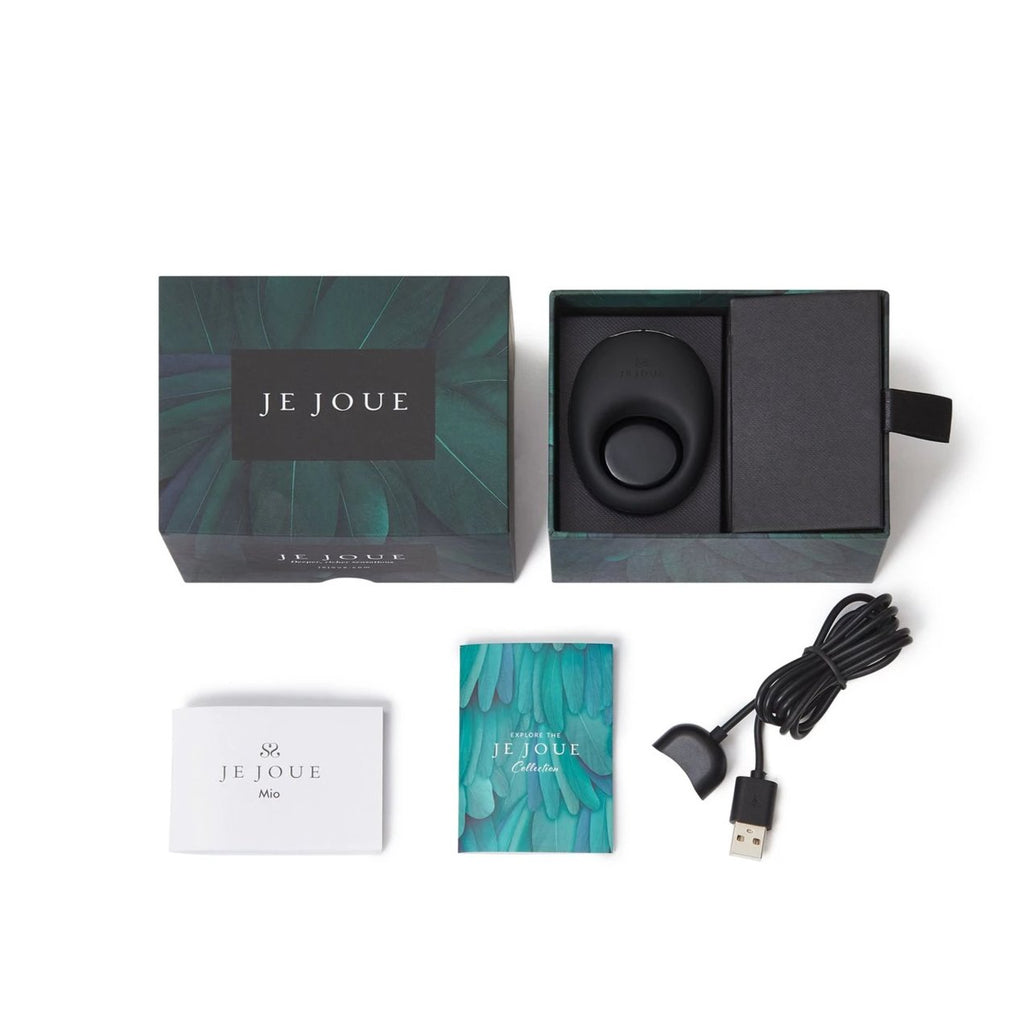 Mio Vibrating Cock Ring - Black
