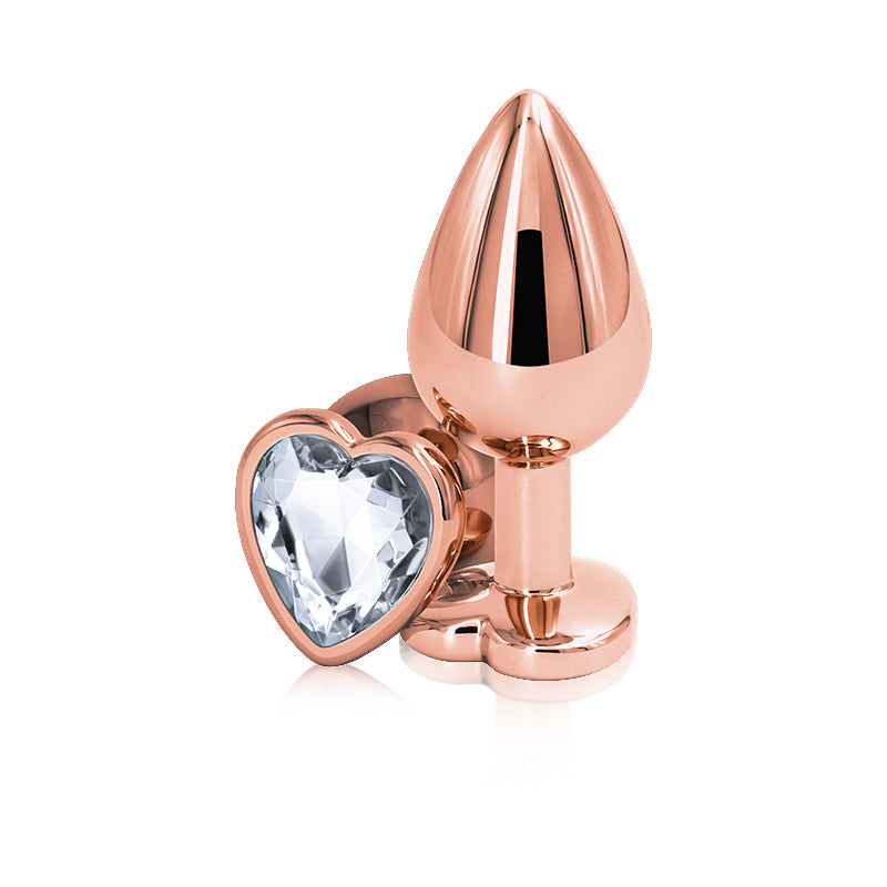 Rose Gold Heart Plug
