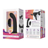 Vibrating G/P Spot Dildo with Harness & Remote