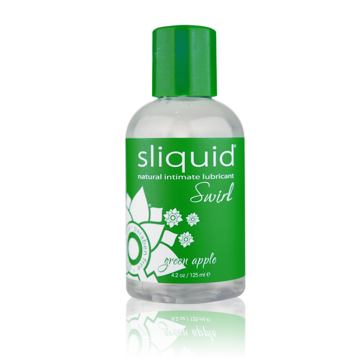 Sliquid Swirl Green Apple Lube 4.2oz