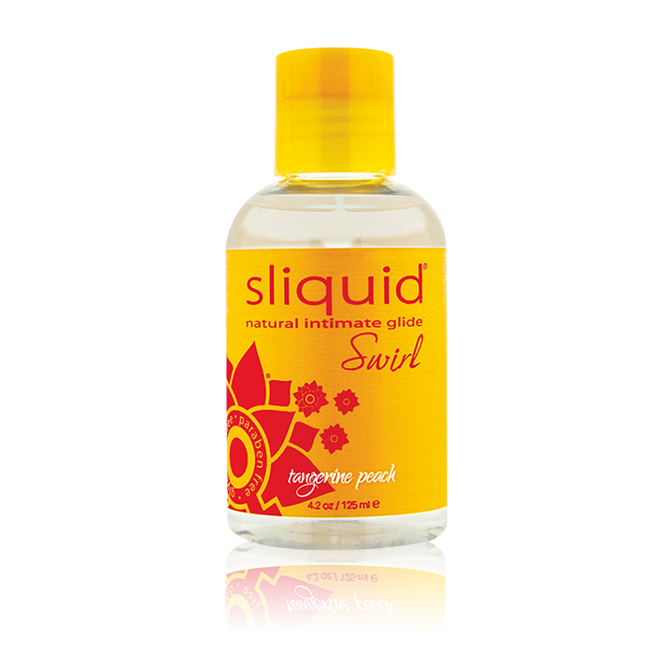 Sliquid Swirl Tangerine Peach Lube 4.2oz
