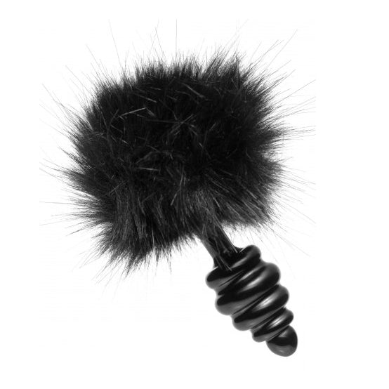 Black Bunny Tail Anal Plug Buzz Love Black Bunny Tail Anal Plug Buzz Love