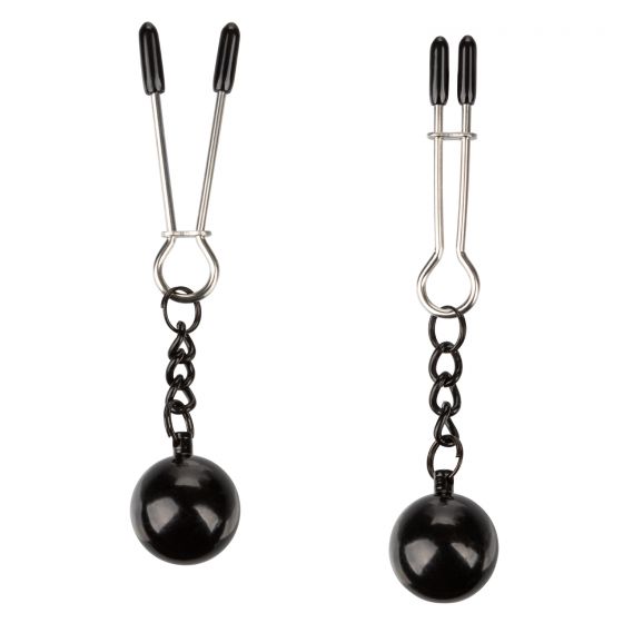 Adjustable Nipple Clamps With Feathers - EasyToys