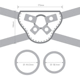 Tilt 6.5" Silicone Dildo and Harness Set