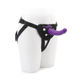 Tilt 6.5" Silicone Dildo and Harness Set