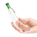 7.25" Eggplant Ecstasy Glass Dildo