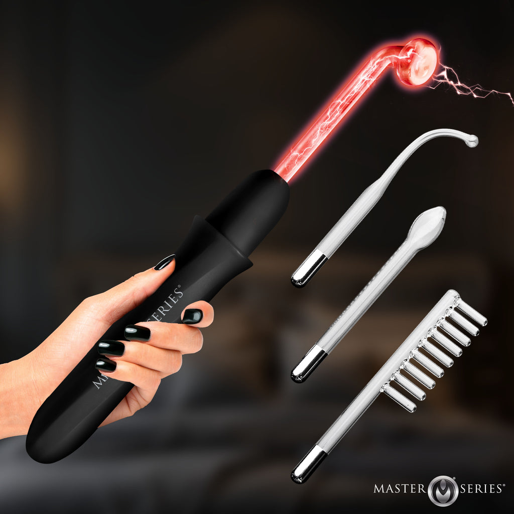 Rechargeable Violet Wand with Attachments