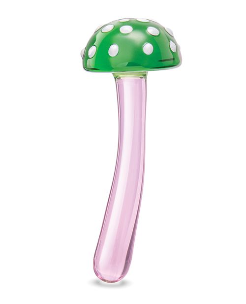 7.5" Magic Mushroom Glass Dildo