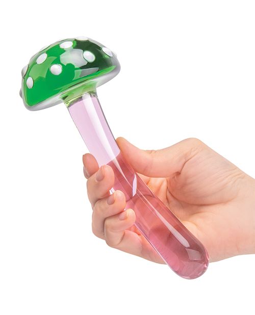 7.5" Magic Mushroom Glass Dildo