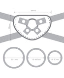 DUO Silicone Dildo & Harness Set