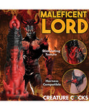 7.3" Mephisto Silicone Dildo Red/Black