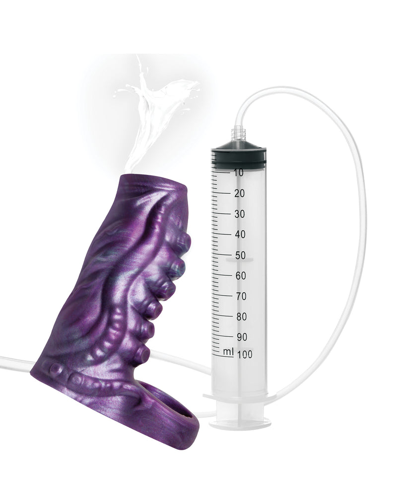 Siphon Tentacle Squirting Silicone Penis Enhancer