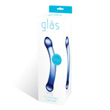 Curved G-Spot Glass Dildo 6"