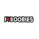 Geeky &amp; Kinky I Heart Boobies Pin