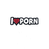 Geeky &amp; Kinky I Heart Porn Pin