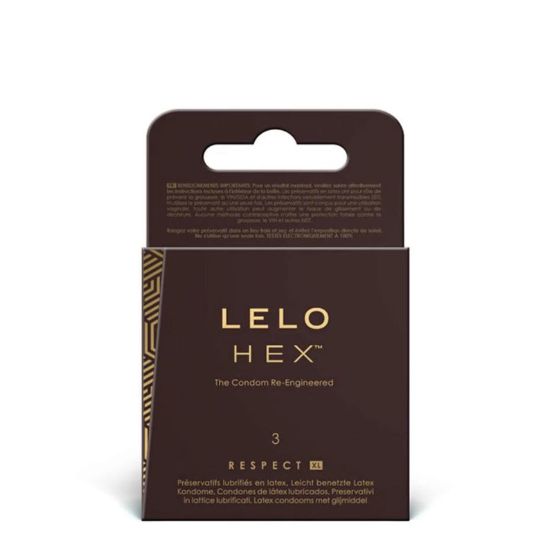 LELO Hex Respect Condoms 3 pk.