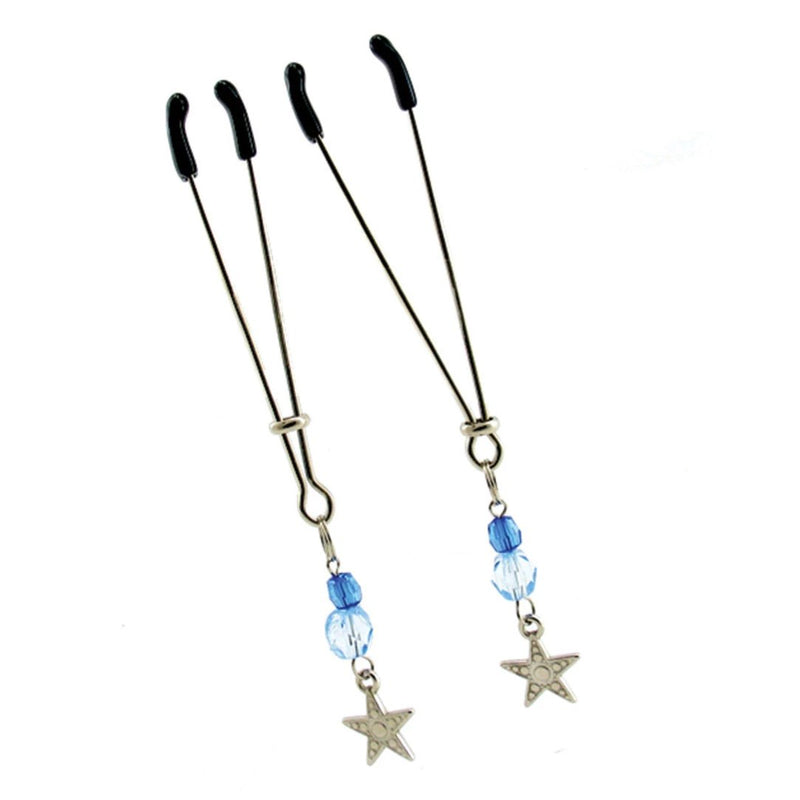 Sex Kitten Tweezer Clamps Star Blue