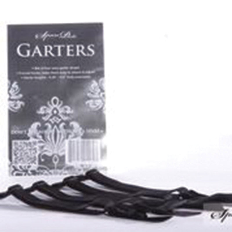 SpareParts Removeable Garter Black (set of 4)