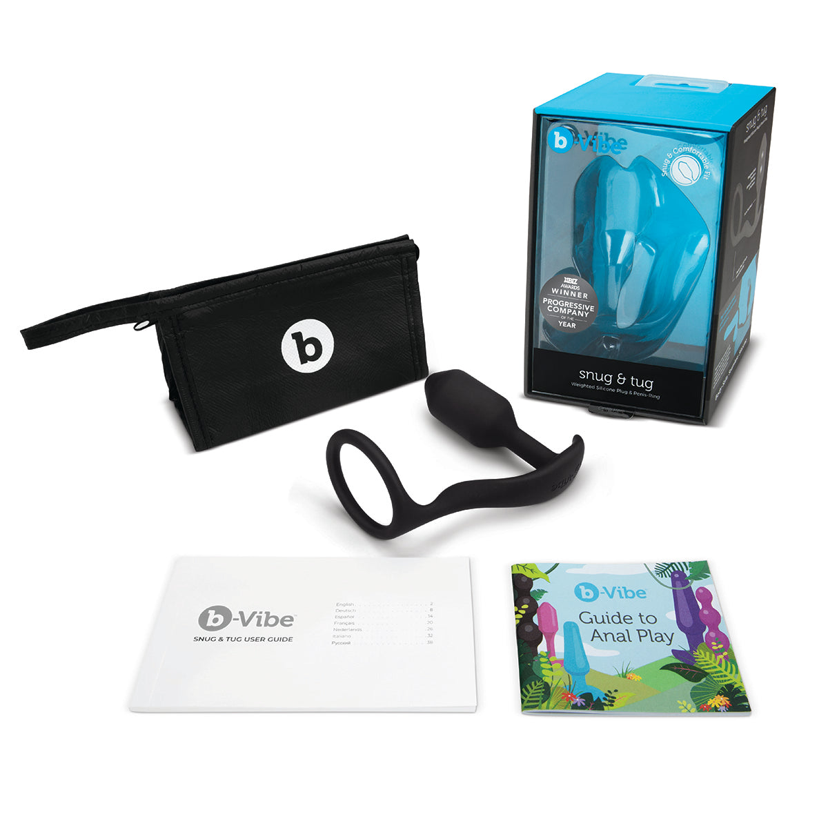 B-Vibe Snug and Tug Ring Plug