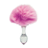 Crystal Delights Magnetic Bunny Tail  - Pink