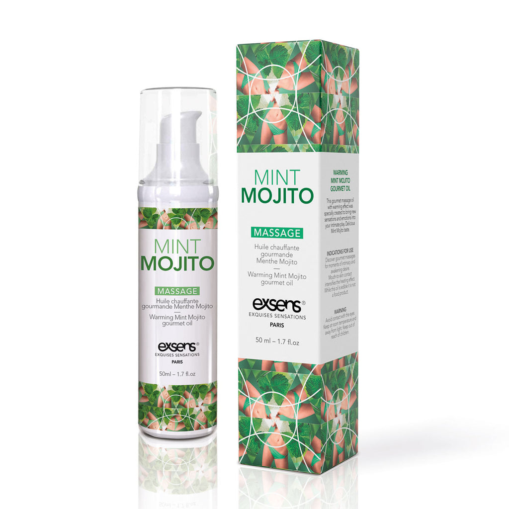 Exsens Warming Massage Oil 50 ml. - Mint Mojito