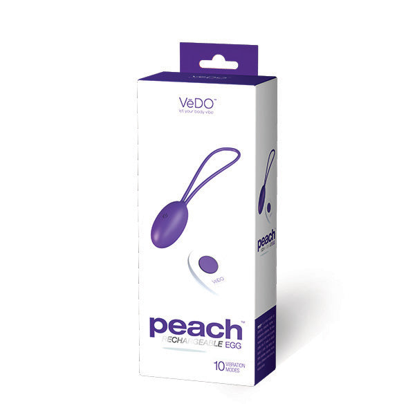 VeDO Peach Rechargeable Egg  - Indigo