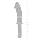 Realistic Double Ended Glass 11" Dildo