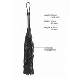 Ouch Leather/Suede Barbed Wired Flogger