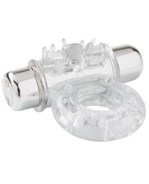 Nu Sensuelle Bullet Ring Cockring 7 Function - Clear