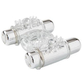 Sensuelle Double Action Cockring - 2x7 Function Clear