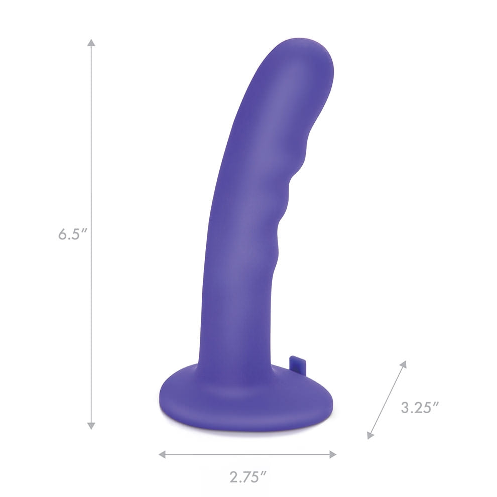 Vibrating Wave Dildo with Harness & Remote