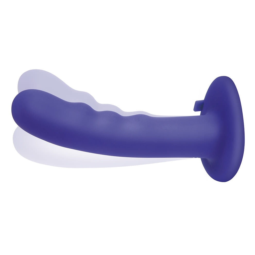 Vibrating Wave Dildo with Harness & Remote