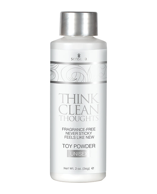 Sensuva Think Clean Thoughts Toy Powder - 2 oz Bottle