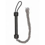 Ouch Leather Silver Ball Flogger