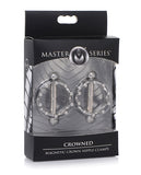 Master Series Crowned Magnetic Nipple Clamps - Silver