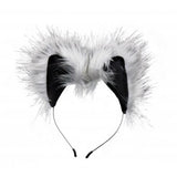 Grey Wolf Tail and Ears Set