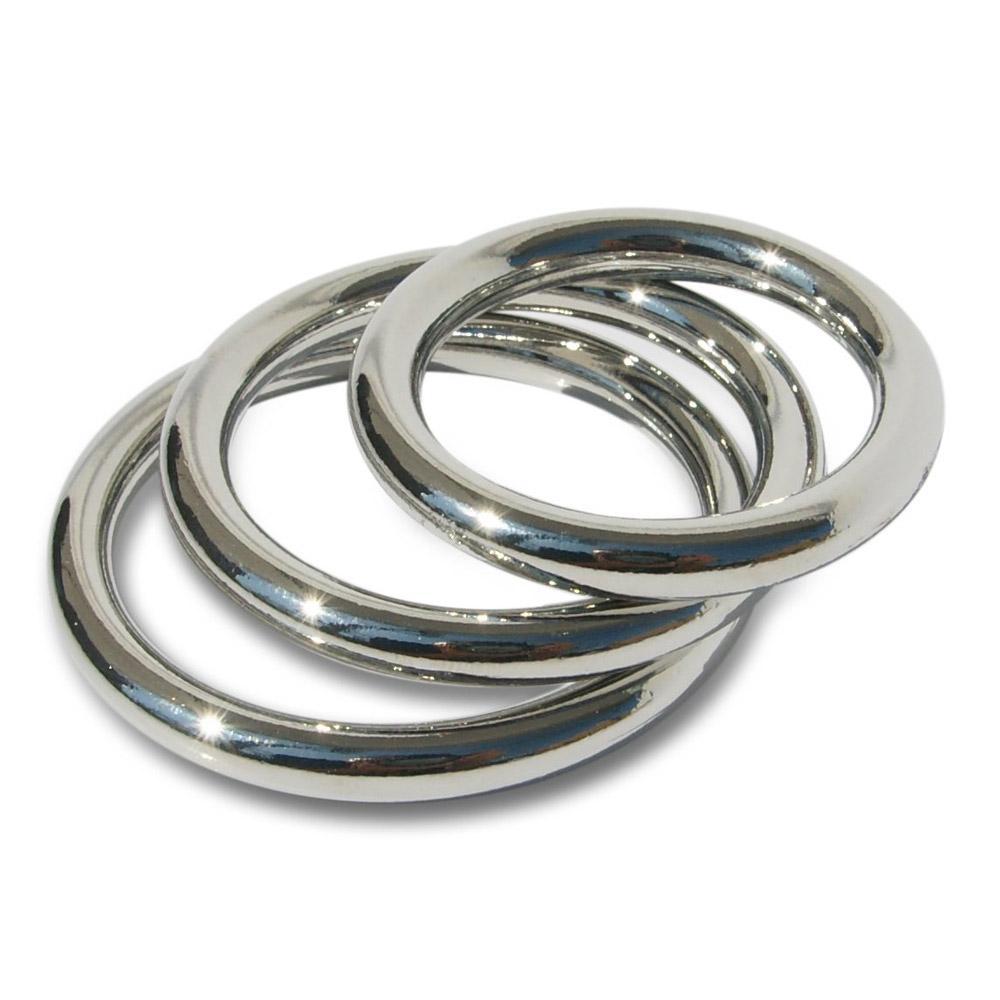 Sportsheets Metal O-Ring 3 Pack