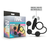 Anal Balls with Vibrating C-Ring