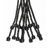 Ouch Short Leather Braided Flogger